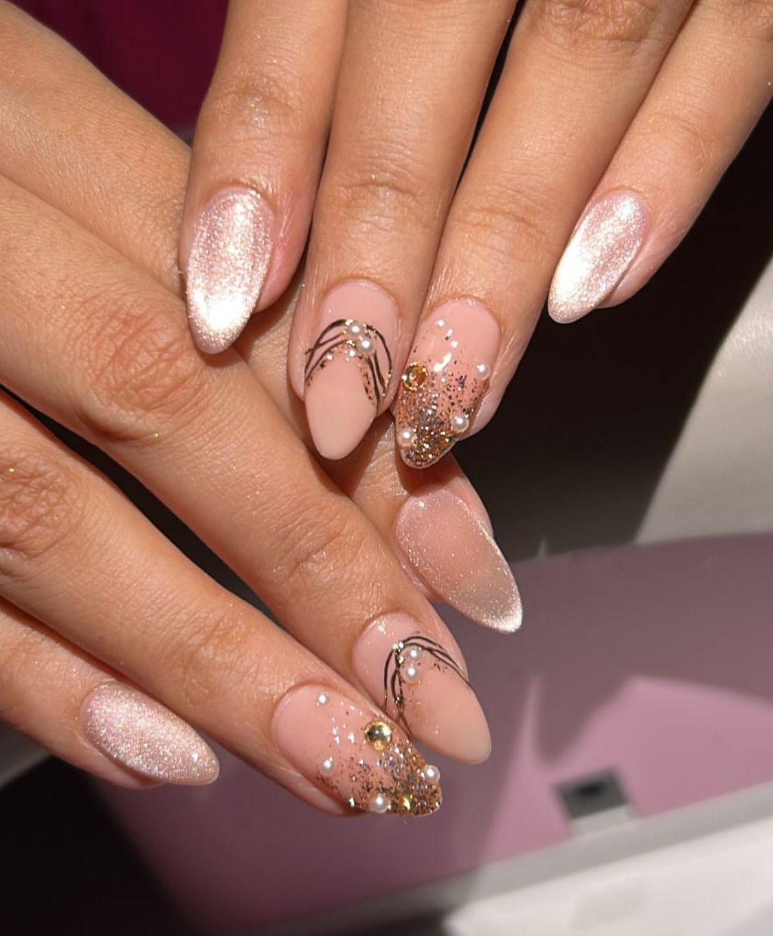 Jail Polish nail art