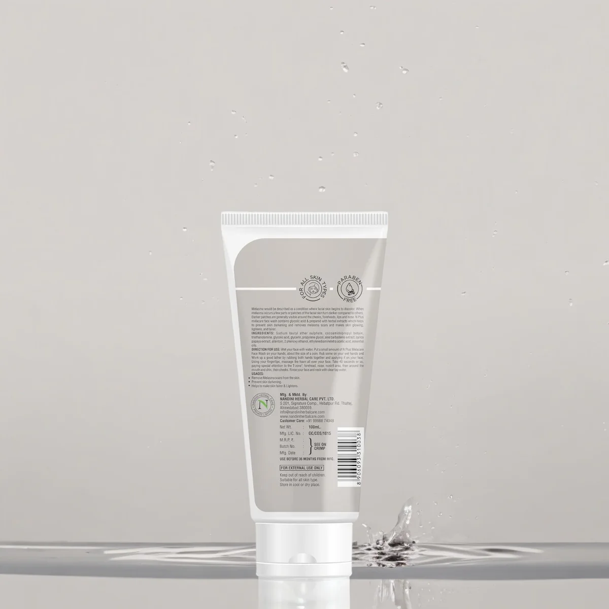 N+ Melacare Facewash - Image 3