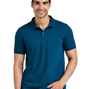 Symbol Men's Cotton Rich Solid Polo Tshirt | Collar Tshirts | Half Sleeves | Plain-Regular Fit (Available in Plus Sizes)